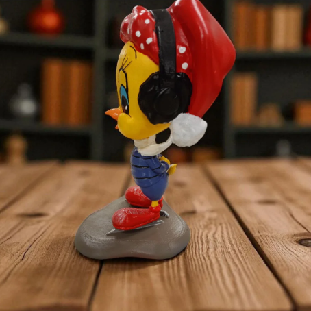 Tweety Buz Pateni Yapıyor 3D Figür