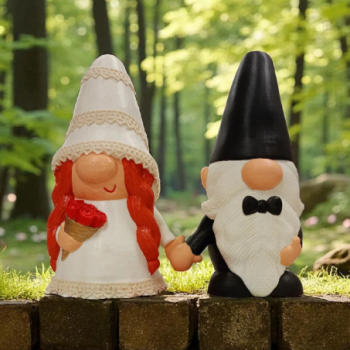Gelin - Damat Gnome Cüce 3D Figür