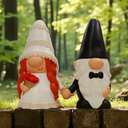 Gelin - Damat Gnome Cüce 3D Figür