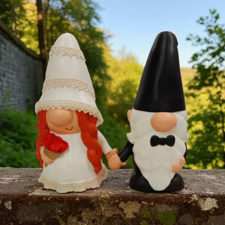 Gelin - Damat Gnome Cüce 3D Figür