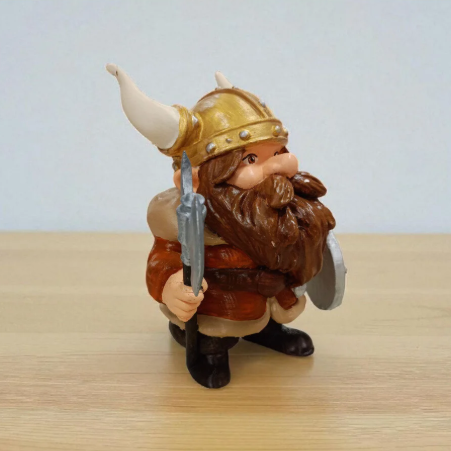 Viking Gnome Cüce 3D Figür Garden Gnome