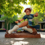 Chun Li - Street Fighter 3D Figür