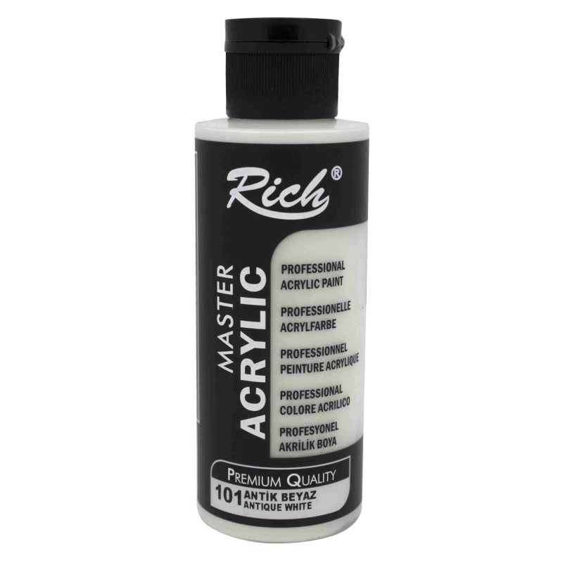 Rich Master Akrilik Boya 101 Antik Beyaz 120cc