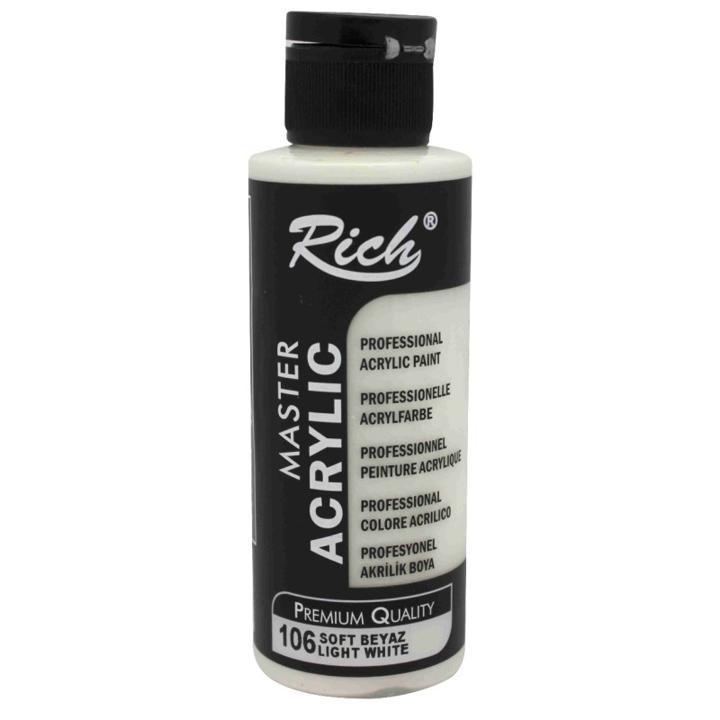 Rich Master Akrilik Boya 106 Soft Beyaz120cc