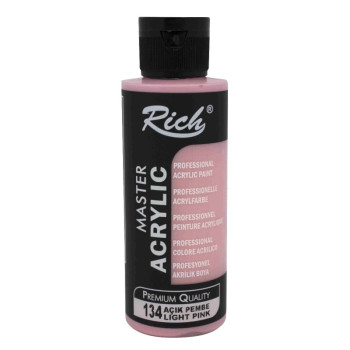 Rich Master Akrilik Boya 134 Açık Pembe 120cc