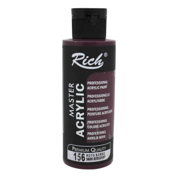 Rich Master Akrilik Boya 156 Koyu Bordo 120cc