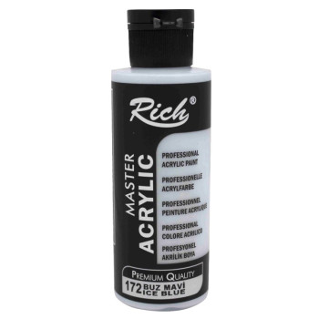 Rich Master Akrilik Boya 172 Buz Mavi 120cc