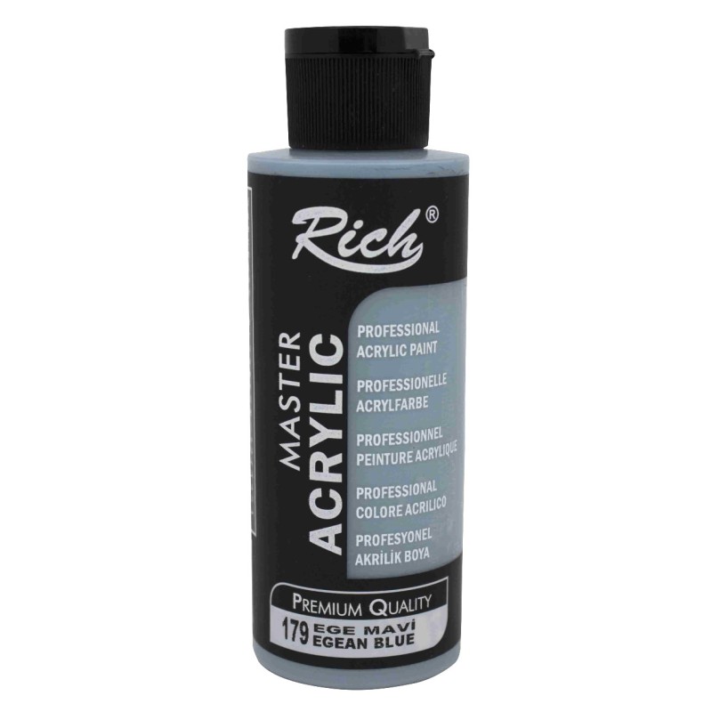 Rich Master Akrilik Boya 179 Ege Mavi 120cc