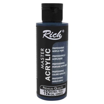 Rich Master Akrilik Boya 192 Petrol Yeşili 120cc
