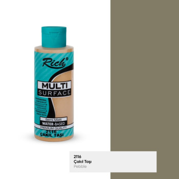 Rich Multisurface Akrilik Boya 2116 Çakıltaşı 120cc
