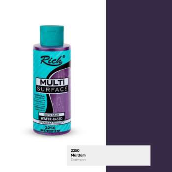 Rich Multisurface Akrilik Boya 2250 Mürdüm 120cc