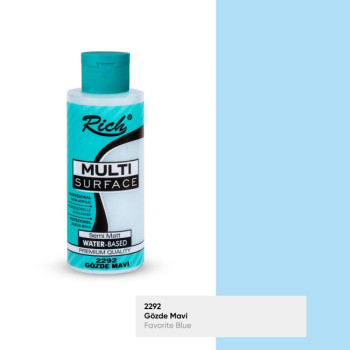 Rich Multisurface Akrilik Boya 2292 Gözde Mavi 120cc