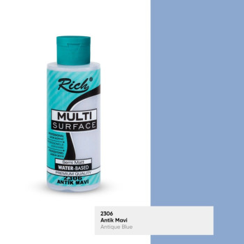 Rich Multisurface Akrilik Boya 2306 Antik Mavi 120cc