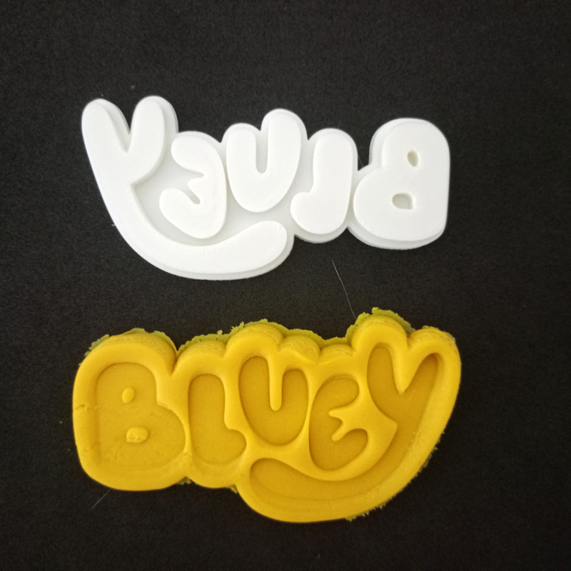 Bluey Set Hamur Şekillendirici / Kurabiye Kalıbı / Seramik Kalıbı Üçlü Set