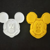 Mickey & Minnie Mouse Hamur Şekillendirici / Kurabiye Kalıbı / Seramik Kalıbı İkili Set