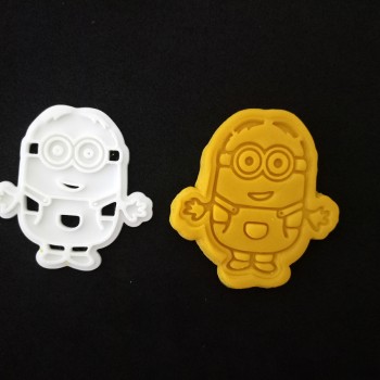 Minions Hamur Şekillendirici / Kurabiye Kalıbı / Seramik Kalıbı Üçlü Set
