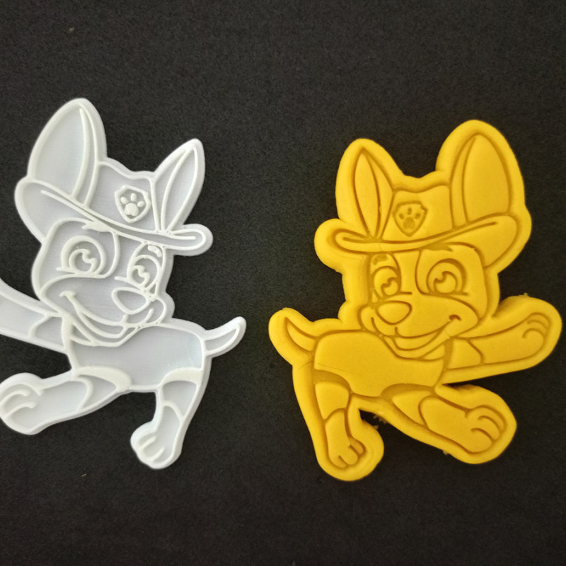 Paw Patrol Karakterleri Hamur Şekillendirici / Kurabiye Kalıbı / Seramik Kalıbı Yedili Set