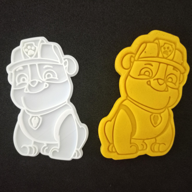 Paw Patrol Karakterleri Hamur Şekillendirici / Kurabiye Kalıbı / Seramik Kalıbı Yedili Set