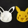 Pikachu İkili Set Hamur Şekillendirici / Kurabiye Kalıbı / Seramik Kalıbı İkili Set