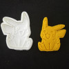 Pikachu İkili Set Hamur Şekillendirici / Kurabiye Kalıbı / Seramik Kalıbı İkili Set