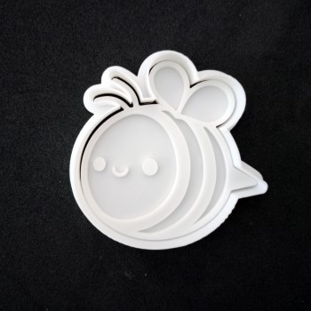 Sevimli Arı Hamur Şekillendirici / Kurabiye Kalıbı / Seramik Kalıbı İkili Set