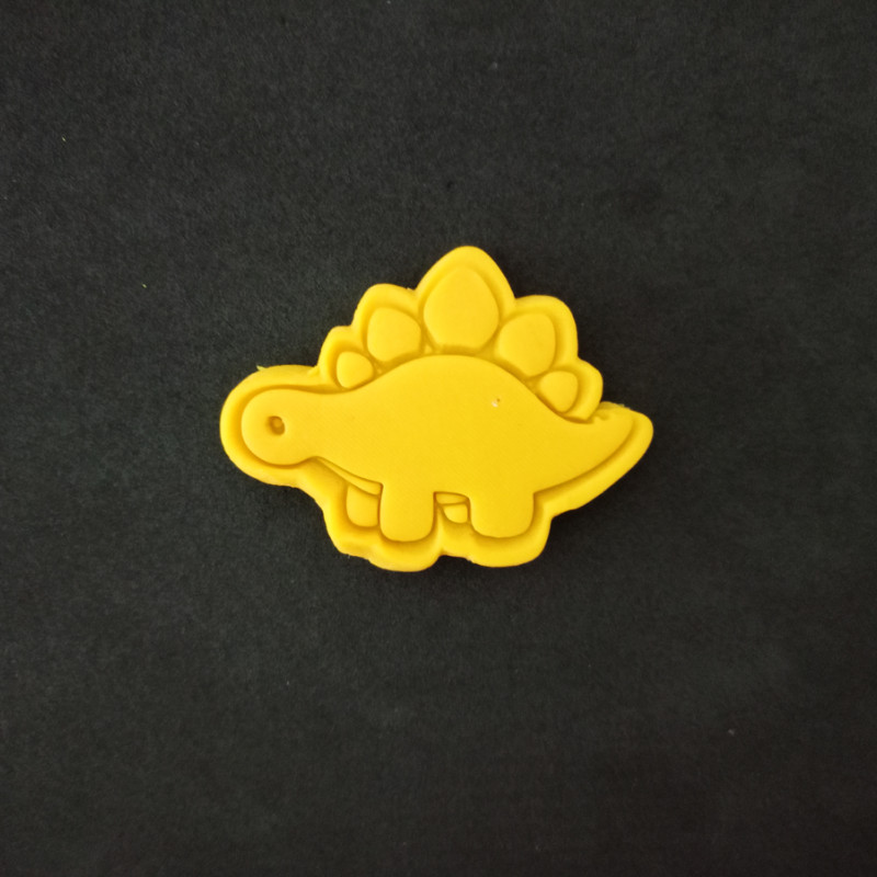 Sevimli Dinozorlar Hamur Şekillendirici / Kurabiye Kalıbı / Seramik Kalıbı Üçlü Set