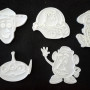 Toy Story - Oyuncak Hikayesi Set Hamur Şekillendirici / Kurabiye Kalıbı / Seramik Kalıbı Beşli Set