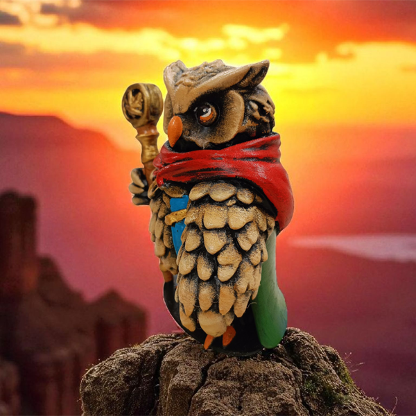 Mage (Büyücü) 3D Figür - Gizemli Baykuş Serisi - 001