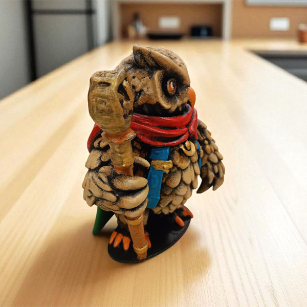 Mage (Büyücü) 3D Figür - Gizemli Baykuş Serisi - 001