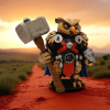 Barbarian (Barbar) 3D Figür - Gizemli Baykuş Serisi - 002