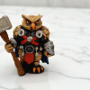 Barbarian (Barbar) 3D Figür - Gizemli Baykuş Serisi - 002