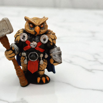 Barbarian (Barbar) 3D Figür - Gizemli Baykuş Serisi - 002