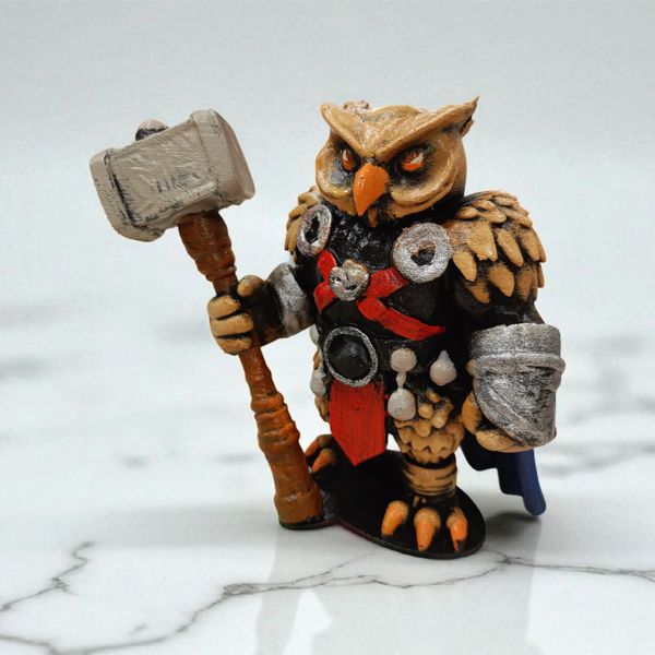 Barbarian (Barbar) 3D Figür - Gizemli Baykuş Serisi - 002