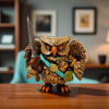 Warrior (Savaşçı) 3D Figür - Gizemli Baykuş Serisi - 003