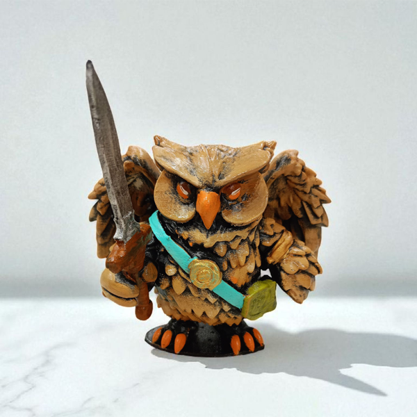 Warrior (Savaşçı) 3D Figür - Gizemli Baykuş Serisi - 003