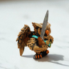Warrior (Savaşçı) 3D Figür - Gizemli Baykuş Serisi - 003
