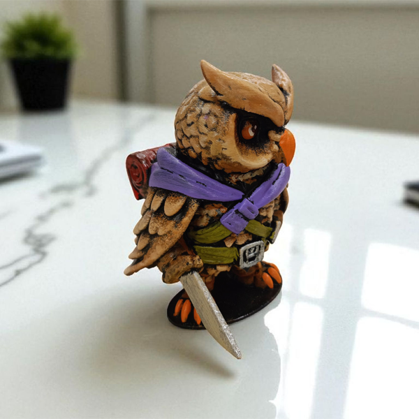 Rogue (Haydut) 3D Figür - Gizemli Baykuş Serisi - 004
