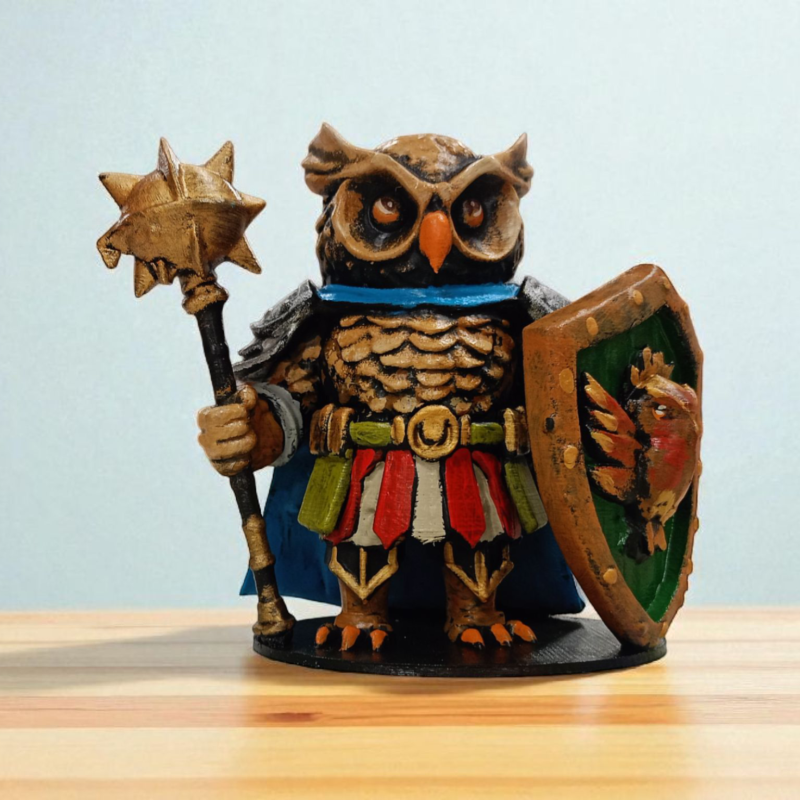 Defender (Koruyucu) 3D Figür - Gizemli Baykuş Serisi - 005