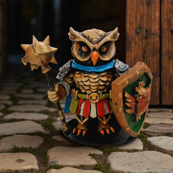 Defender (Koruyucu) 3D Figür - Gizemli Baykuş Serisi - 005