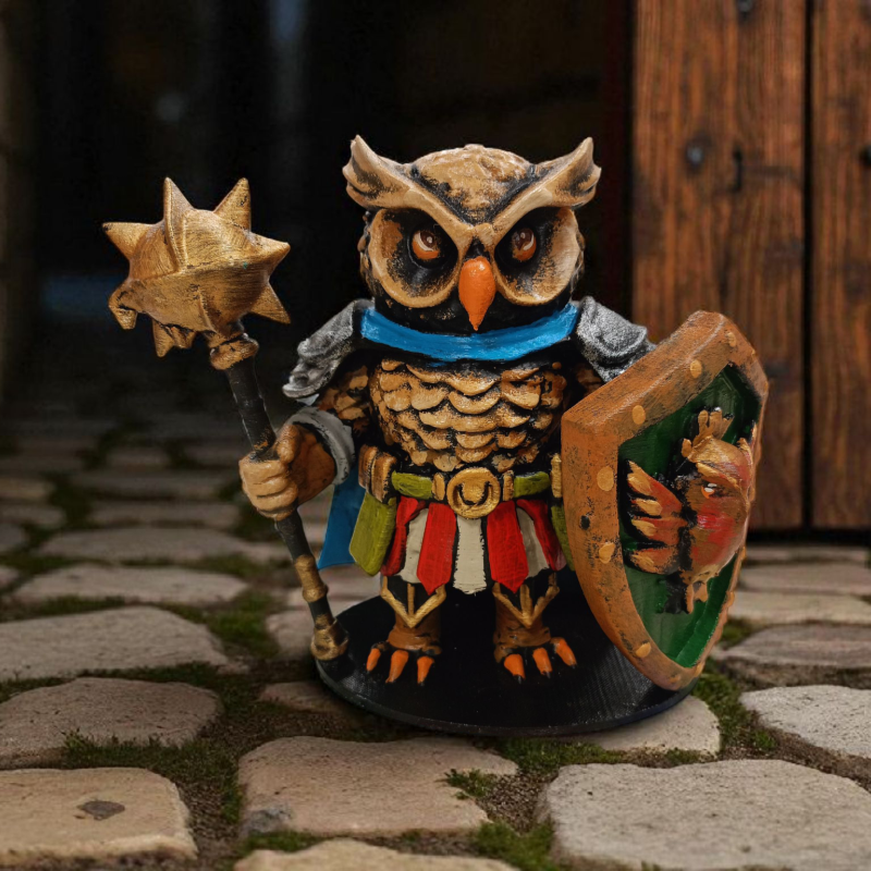 Defender (Koruyucu) 3D Figür - Gizemli Baykuş Serisi - 005