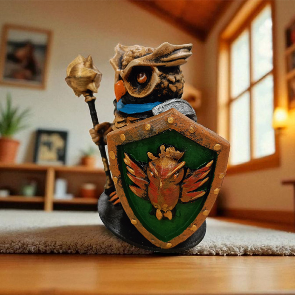 Defender (Koruyucu) 3D Figür - Gizemli Baykuş Serisi - 005