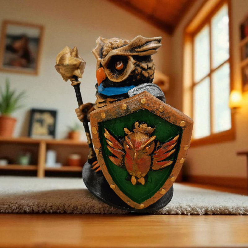 Defender (Koruyucu) 3D Figür - Gizemli Baykuş Serisi - 005