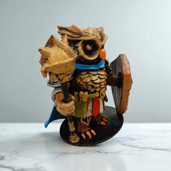 Defender (Koruyucu) 3D Figür - Gizemli Baykuş Serisi - 005