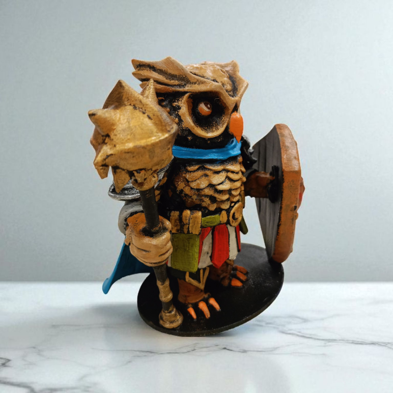 Defender (Koruyucu) 3D Figür - Gizemli Baykuş Serisi - 005