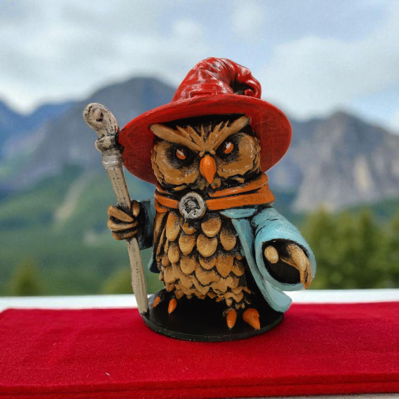 Summoner (Sihirbaz) 3D Figür - Gizemli Baykuş Serisi - 014