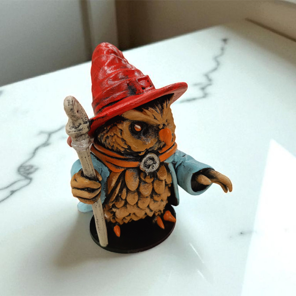 Summoner (Sihirbaz) 3D Figür - Gizemli Baykuş Serisi - 014