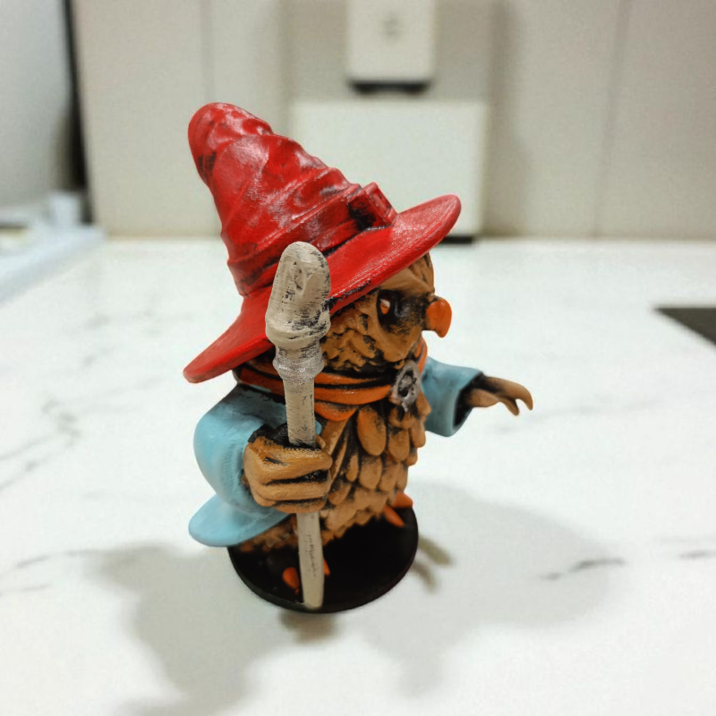 Summoner (Sihirbaz) 3D Figür - Gizemli Baykuş Serisi - 014