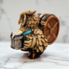 Friar (Keşiş) 3D Figür - Gizemli Baykuş Serisi - 015