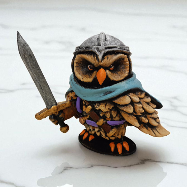 Paladin 3D Figür - Gizemli Baykuş Serisi - 016