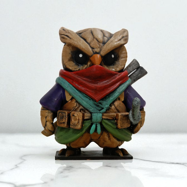 Ninja 3D Figür - Gizemli Baykuş Serisi - 018